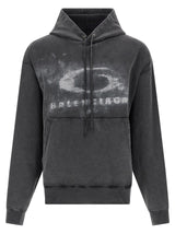 Sweat-shirt Balenciaga bicolore en coton