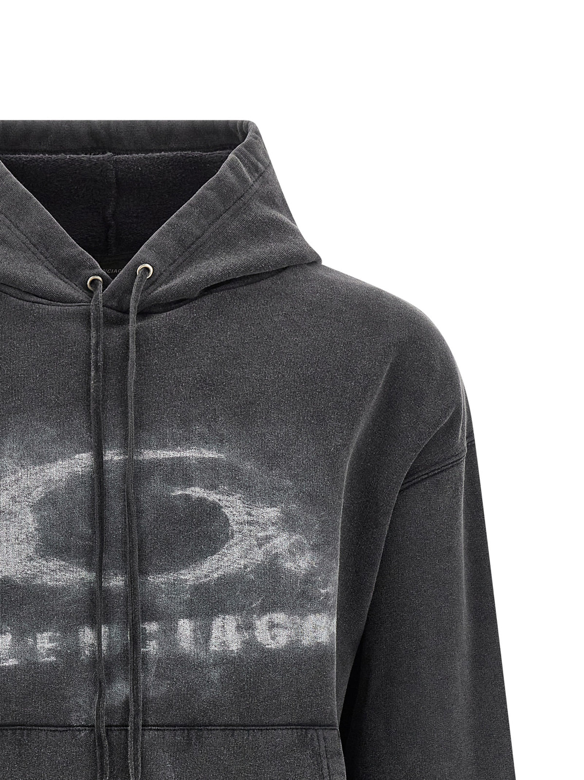 Sweat-shirt Balenciaga bicolore en coton
