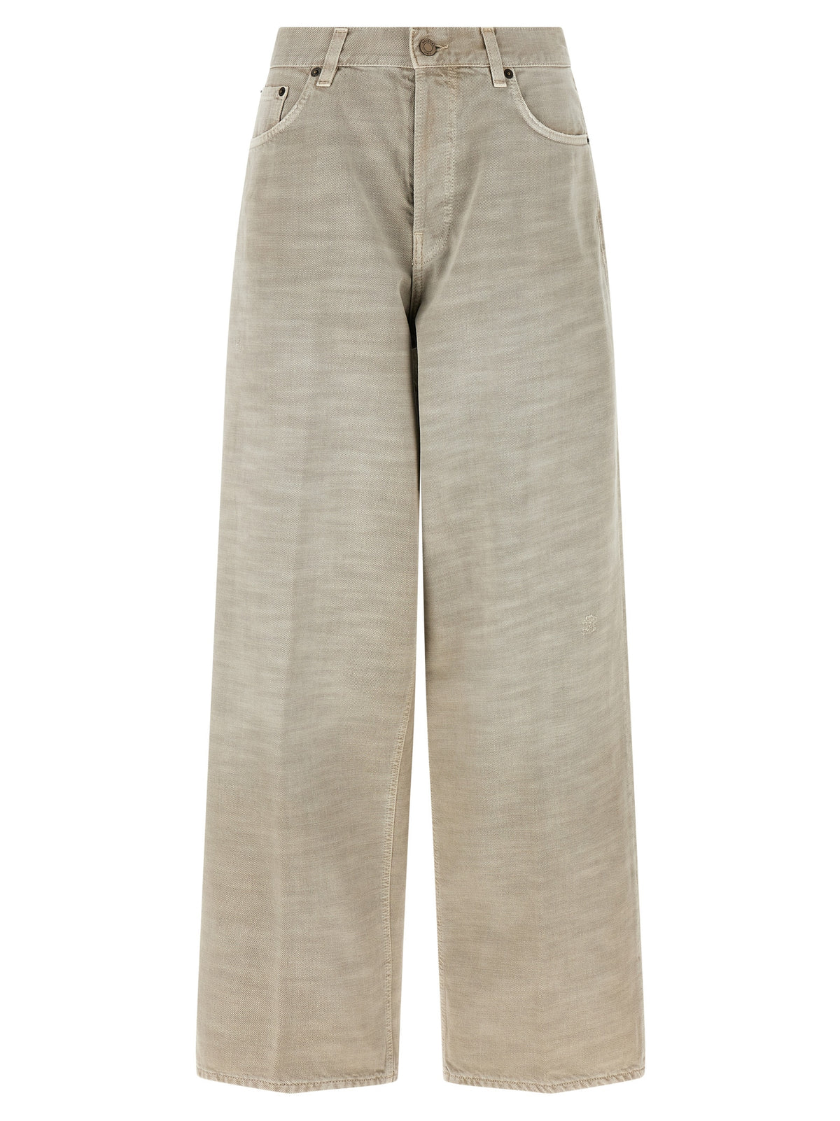 Haikure Gray Cotton Jeans Denim