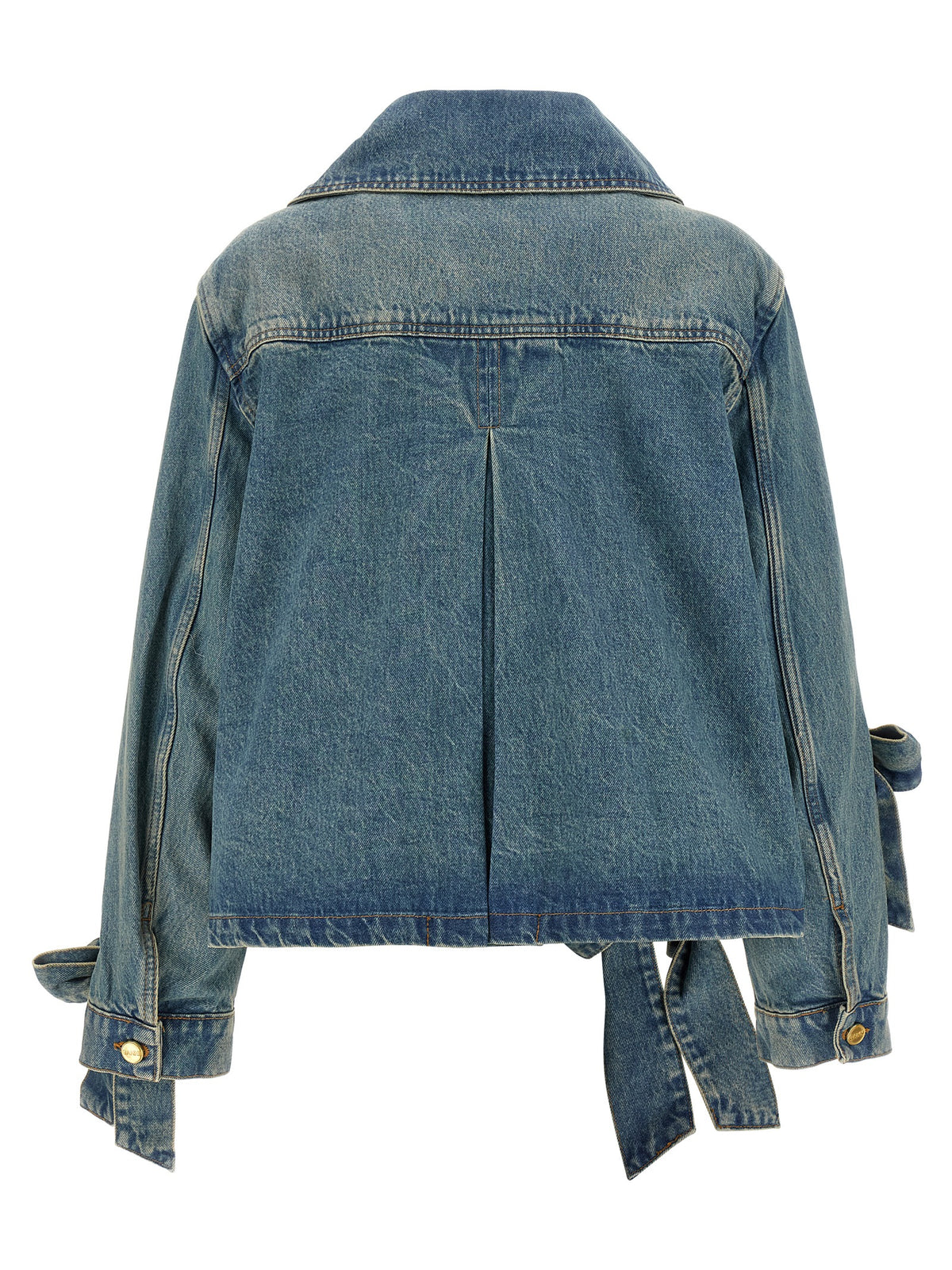 Veste en jean Ganni en coton biologique bleu
