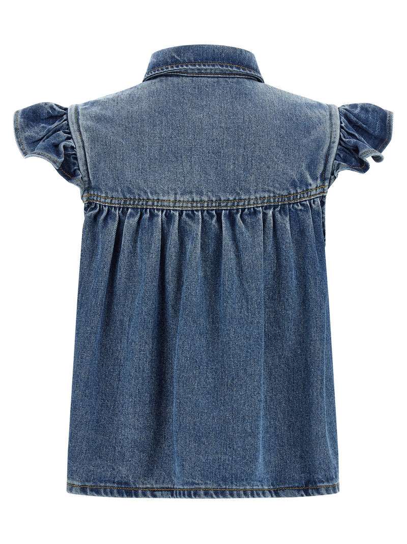 Ganni Blue Denim Shirt