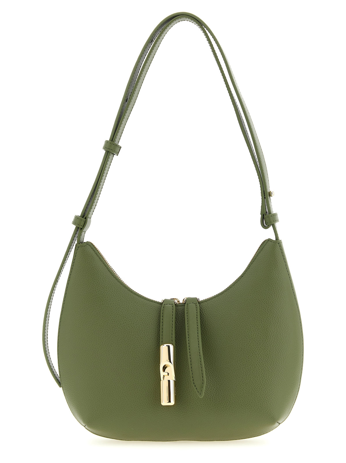 Sac porté épaule Furla en cuir de veau bicolore