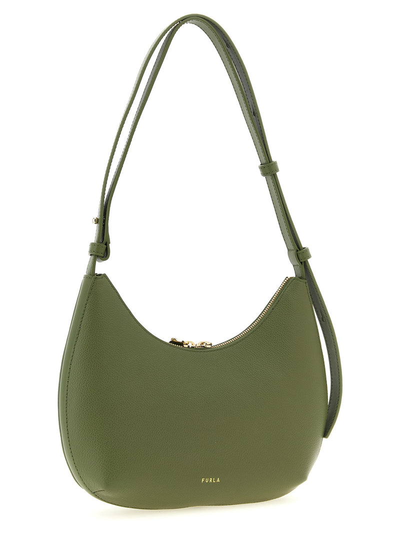 Sac porté épaule Furla en cuir de veau bicolore