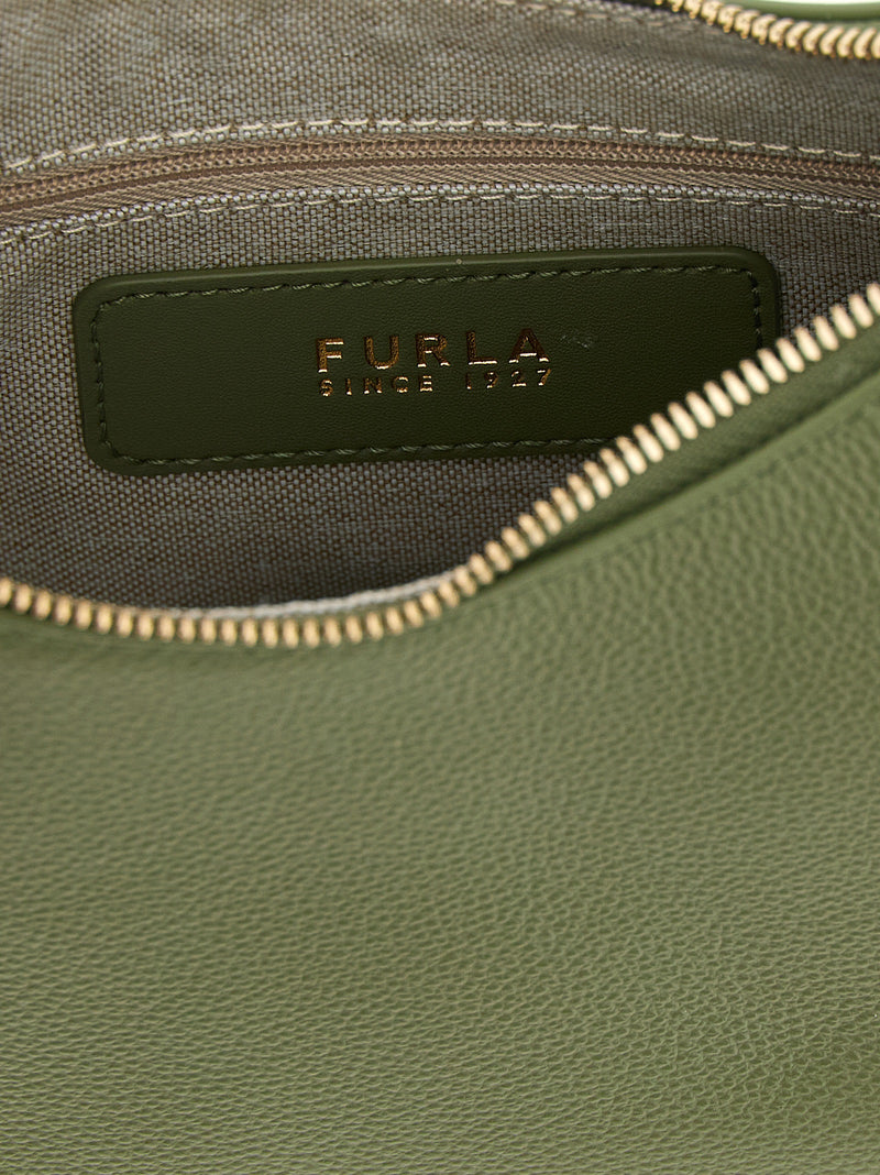 Sac porté épaule Furla en cuir de veau bicolore