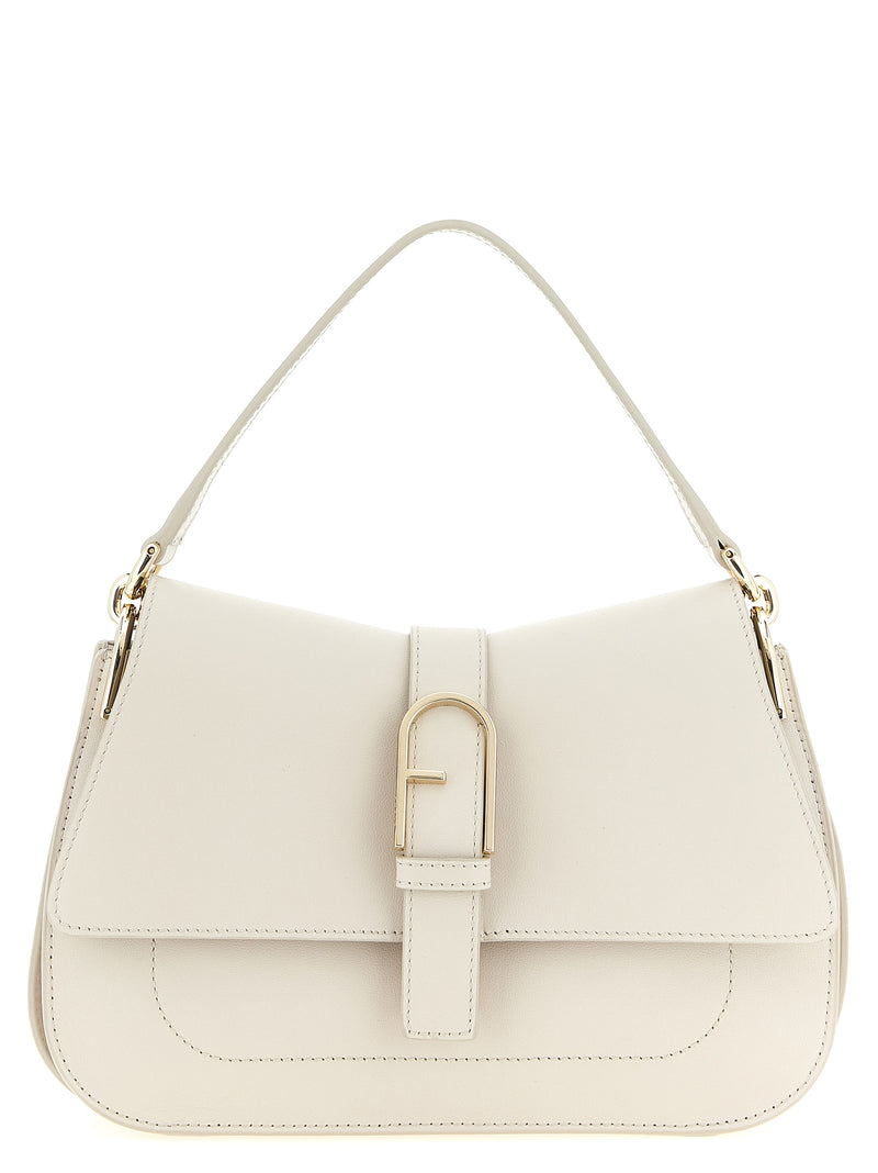 Sac à bandoulière Furla en cuir de veau beige