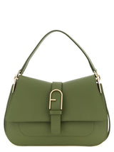 Sac porté épaule Furla en cuir de veau bicolore
