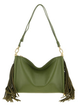 Sac porté épaule Furla en cuir d'agneau bicolore