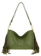 Furla Bicolor Lamb Leather Shoulder Bag