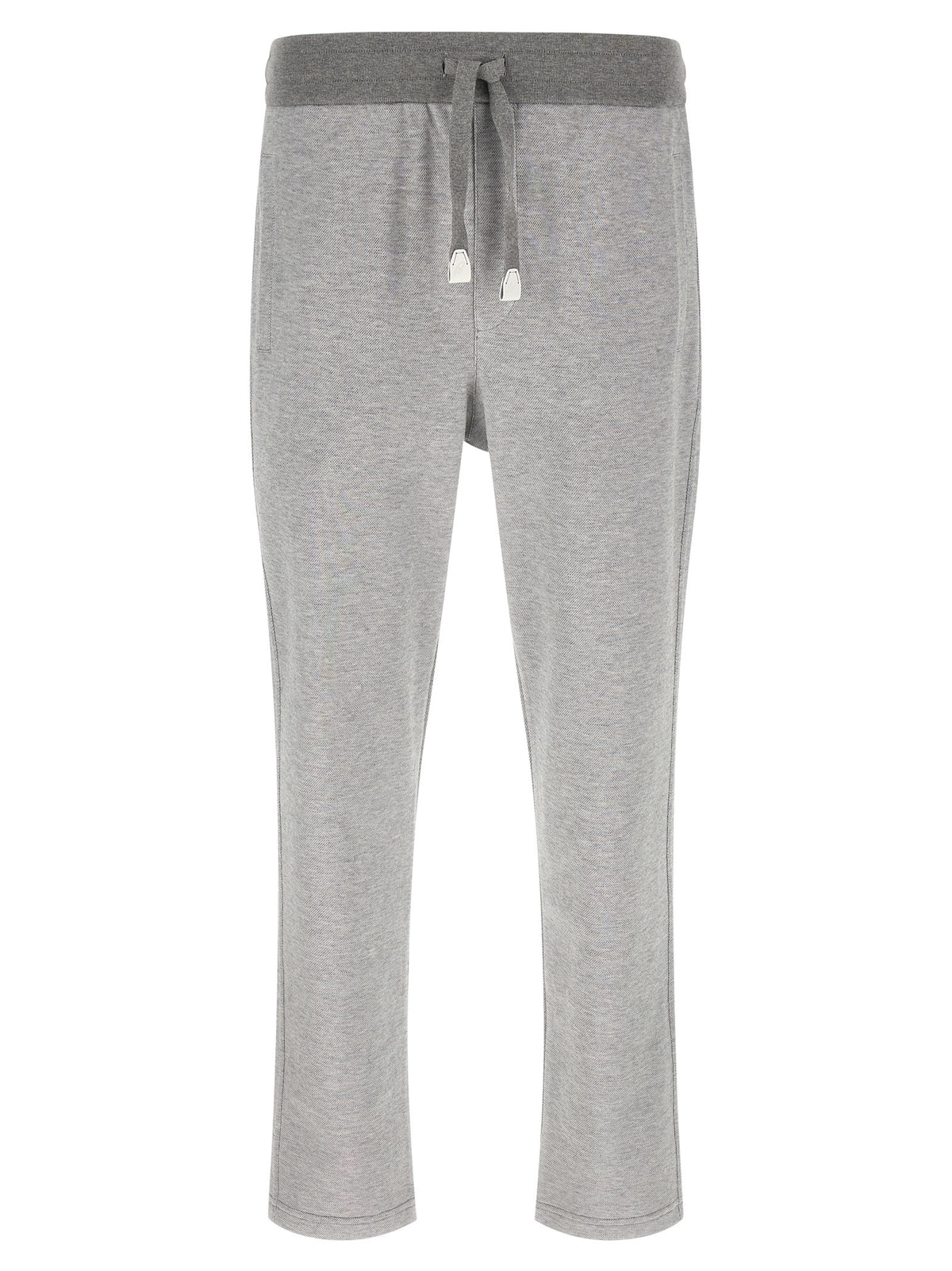 Pantalon de jogging en coton gris Brioni