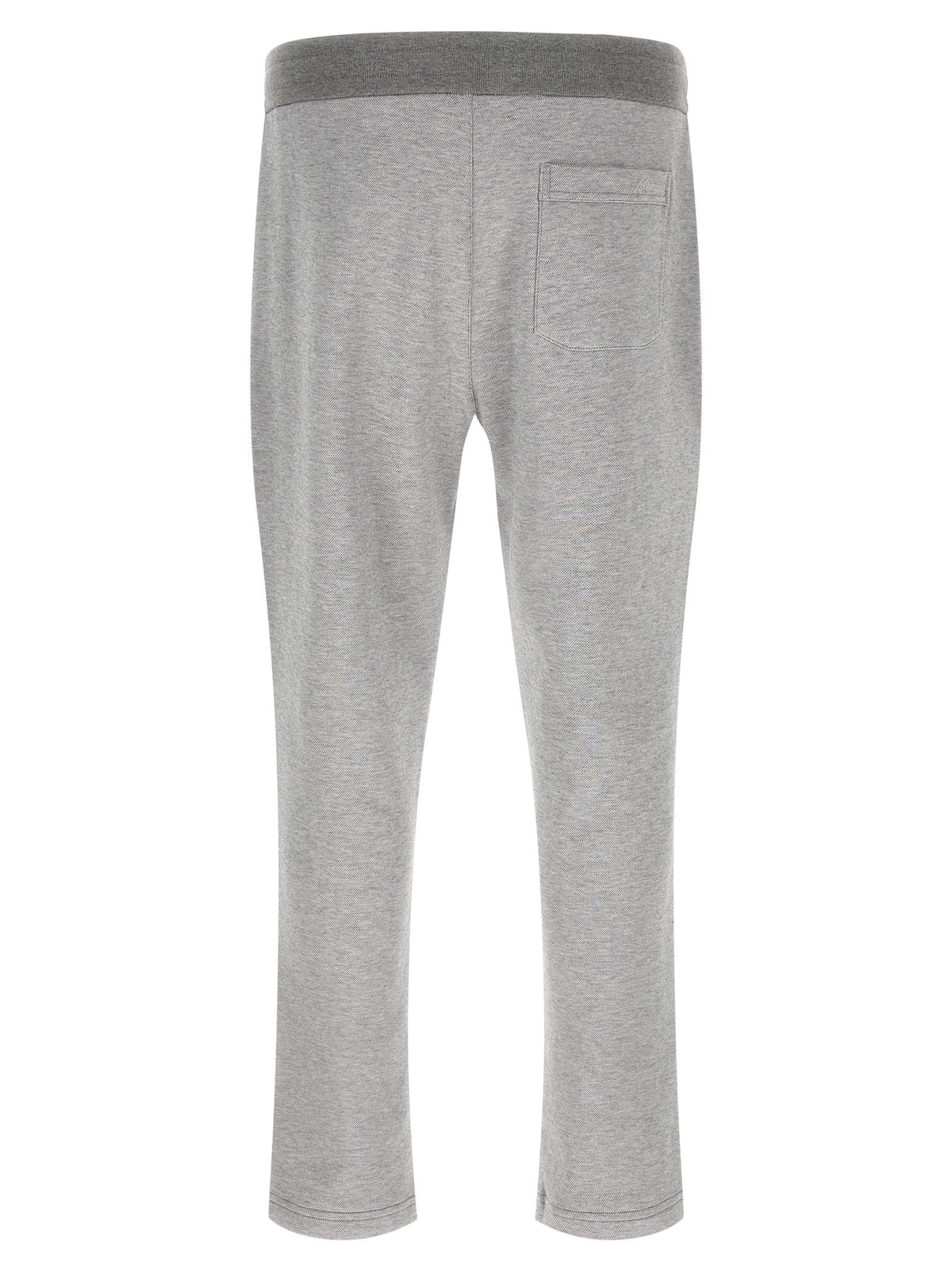 Pantalon de jogging en coton gris Brioni