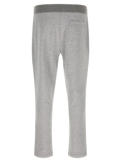 Brioni Gray Cotton Joggers (Workout Pants)