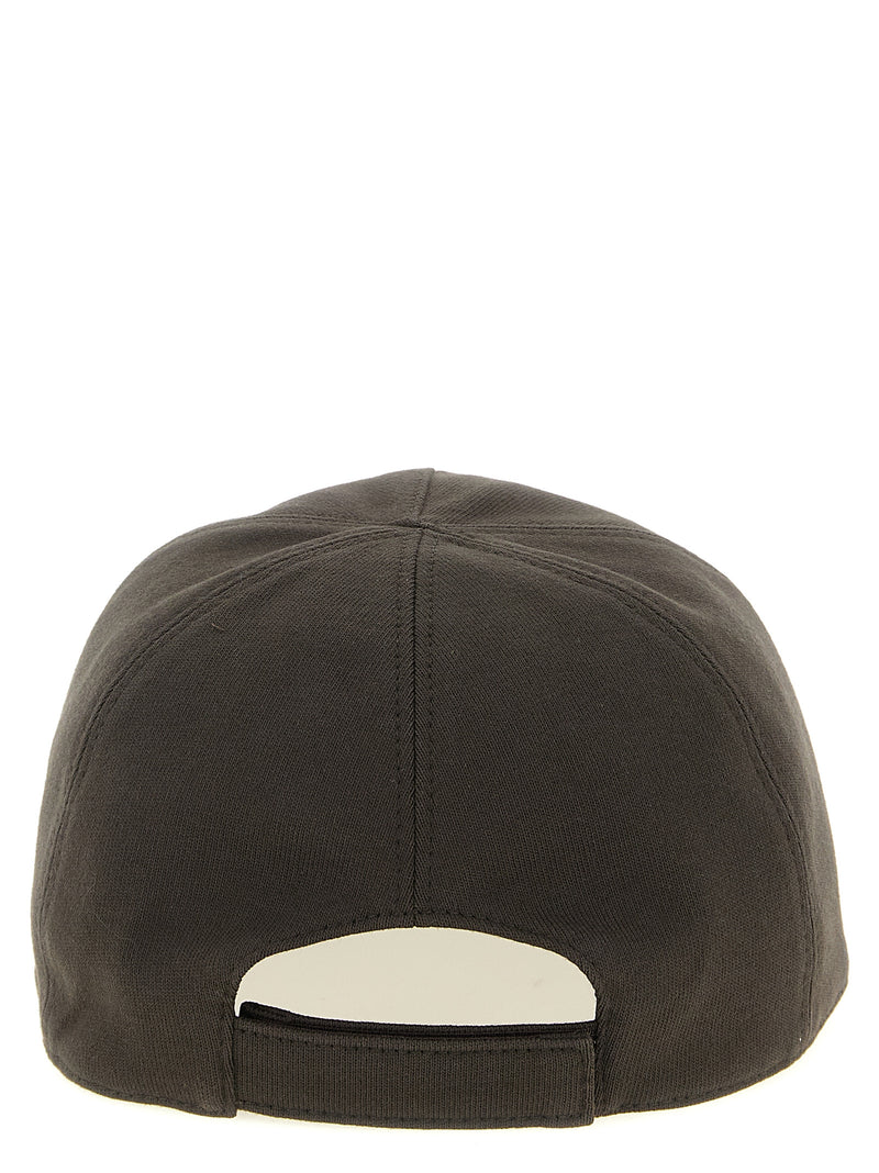 Rick Owens Brown Cotton Cap - Stylish Baseball Hat