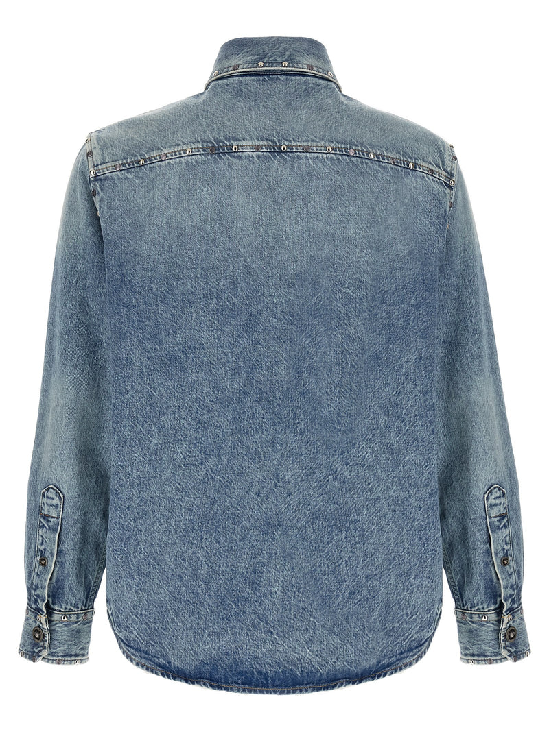 Chemisier Versace en coton bleu