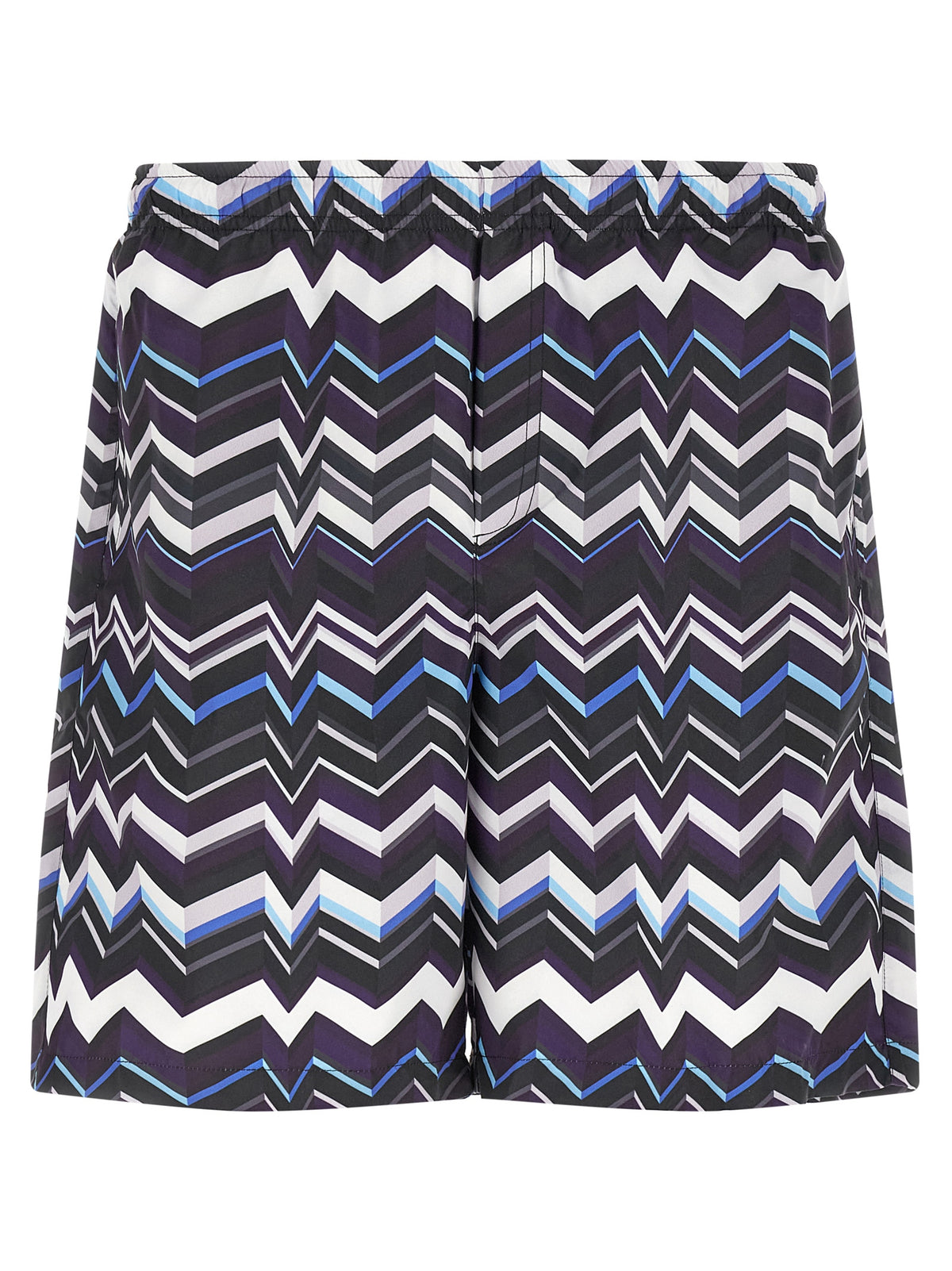 Short de bain en polyester multicolore Missoni