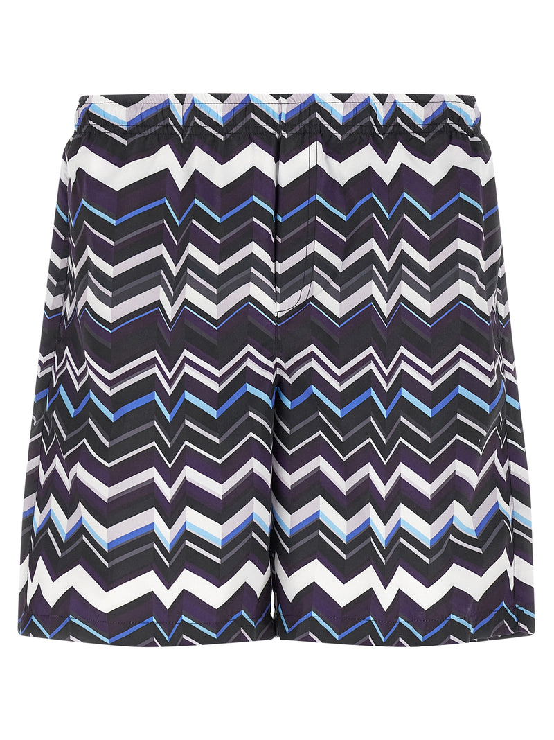 Missoni Multicolor Polyester Swim Shorts