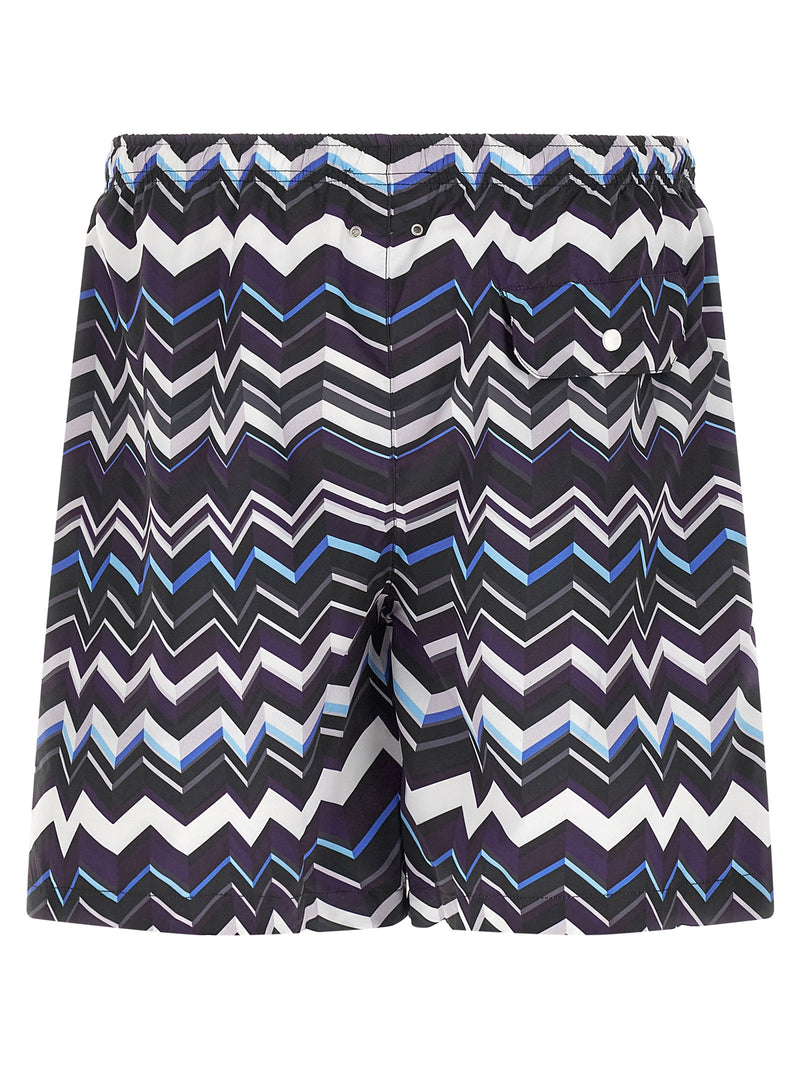 Missoni Multicolor Polyester Swim Shorts