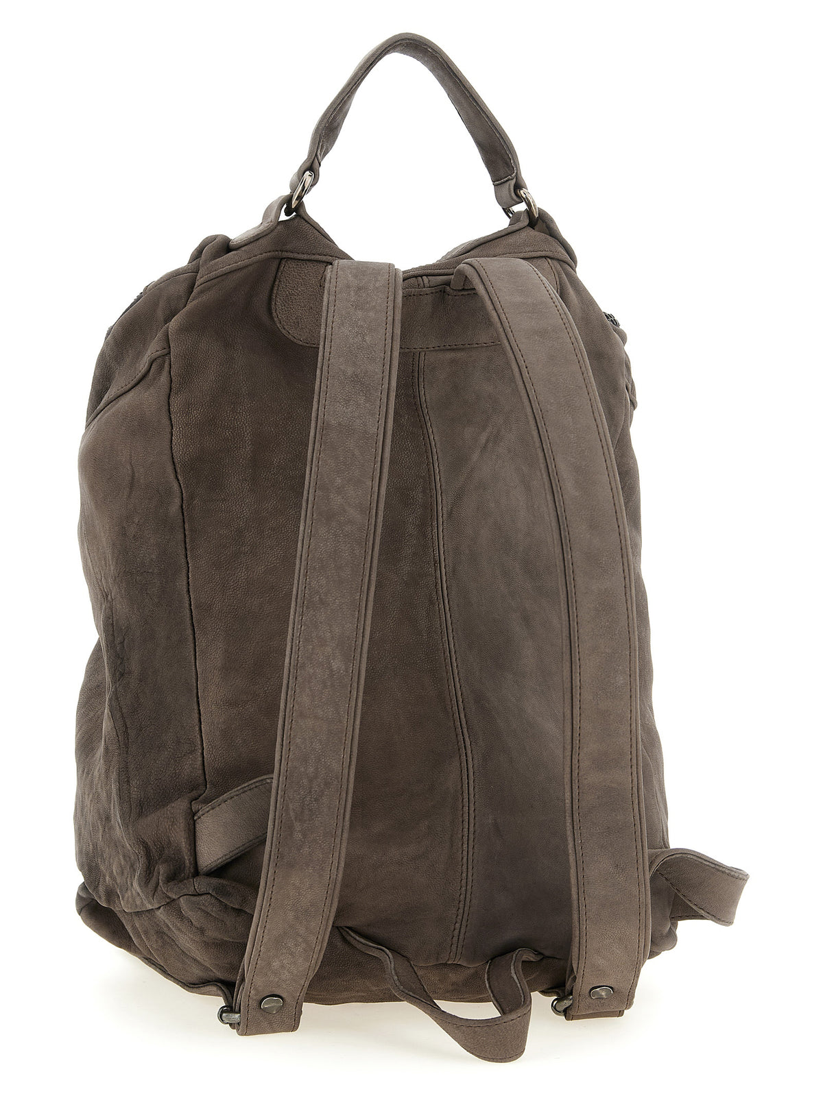 Sac à dos Giorgio Brato en cuir d'agneau marron