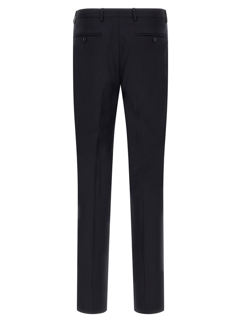 Costume deux pièces en laine vierge bleu Tagliatore