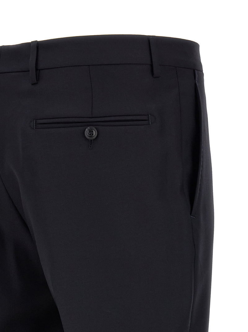 Costume deux pièces en laine vierge bleu Tagliatore