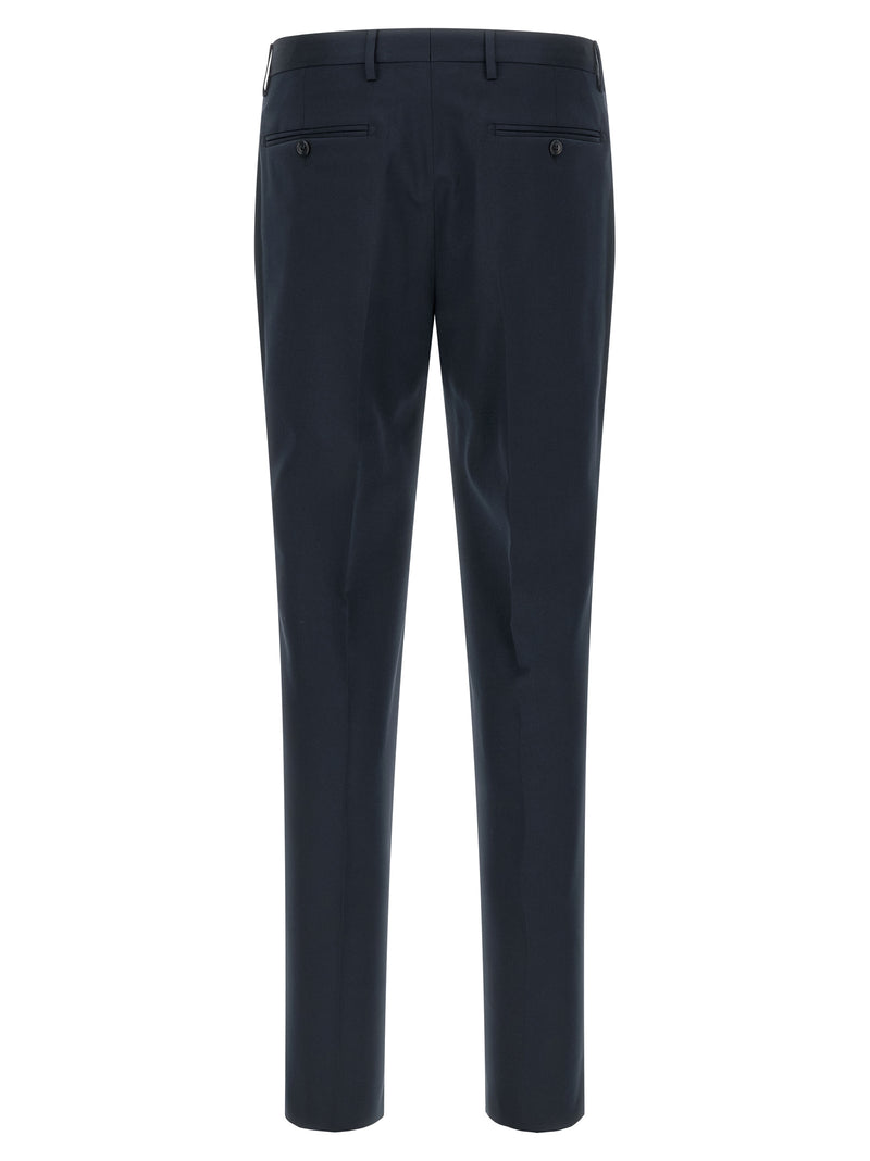 Tagliatore Blue Virgin Wool Two-Piece Suit - Vesuvio Model