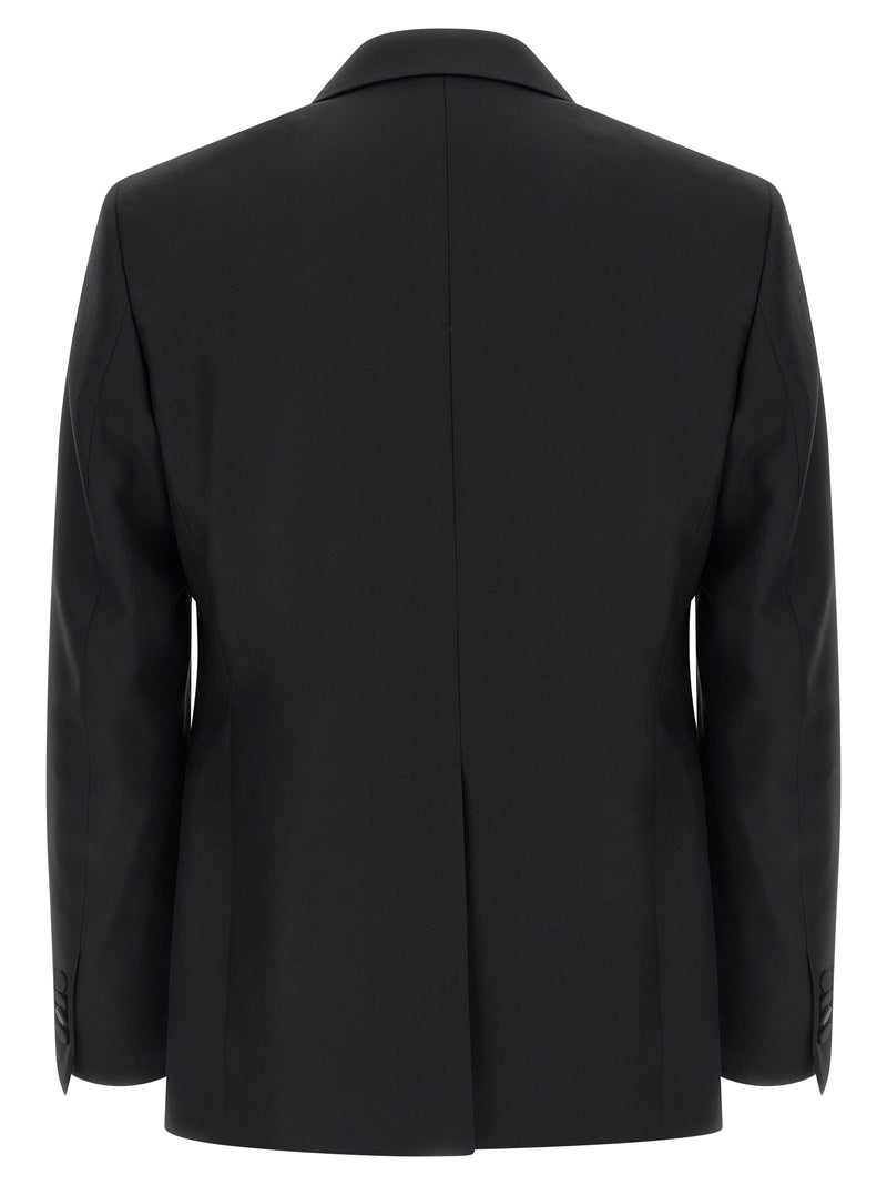 Tagliatore Black Virgin Wool Two-Piece Suit
