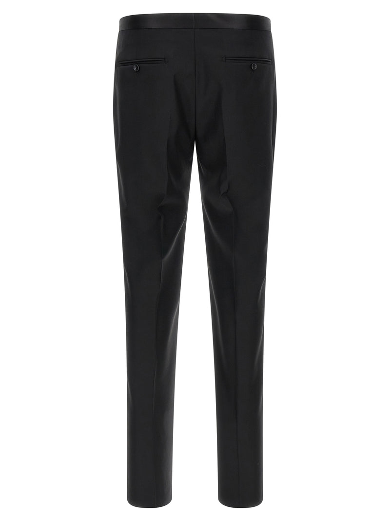 Tagliatore Black Virgin Wool Two-Piece Suit