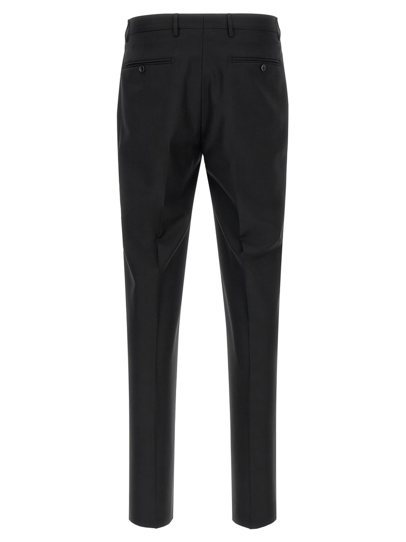 Tagliatore Black Virgin Wool Two-Piece Suit
