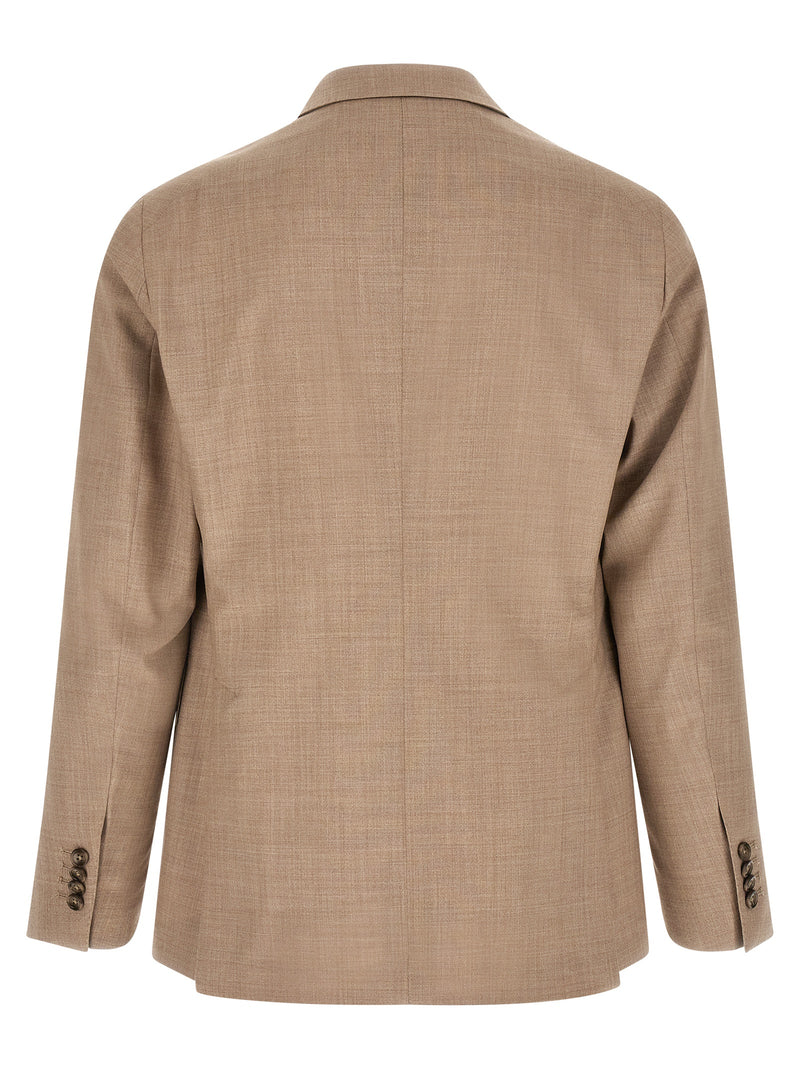 Complet deux pièces Tagliatore en laine vierge beige