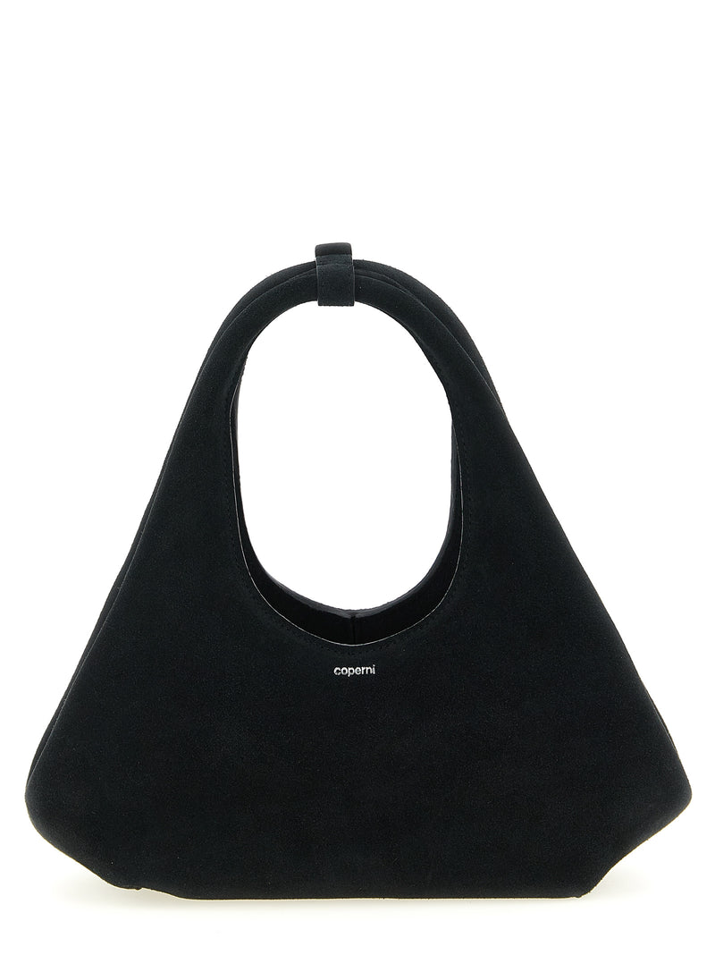 Coperni Folded Mini Black Cowhide Handbag