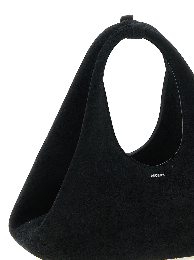 Coperni Folded Mini Black Cowhide Handbag