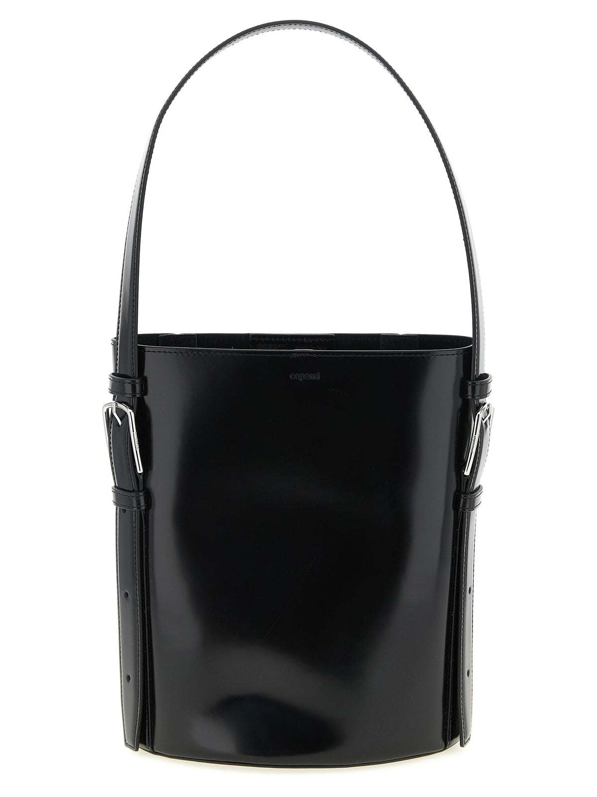 Coperni Ergonomic Black Cowhide Shoulder Bag