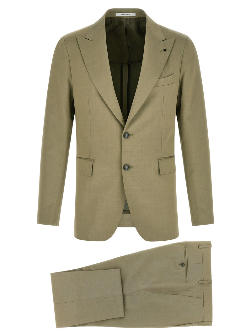 Costume deux pièces Tagliatore en laine vierge bicolore