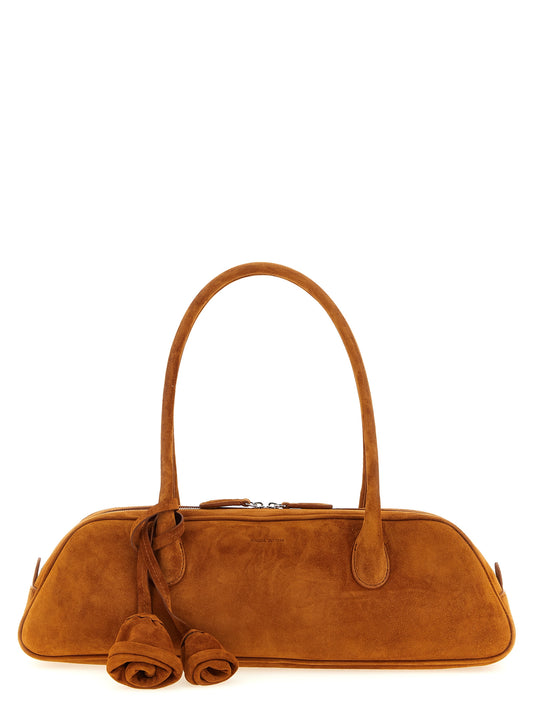 Sac à bandoulière Magda Butrym en cuir de veau marron