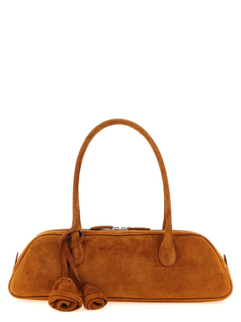 Sac à bandoulière Magda Butrym en cuir de veau marron