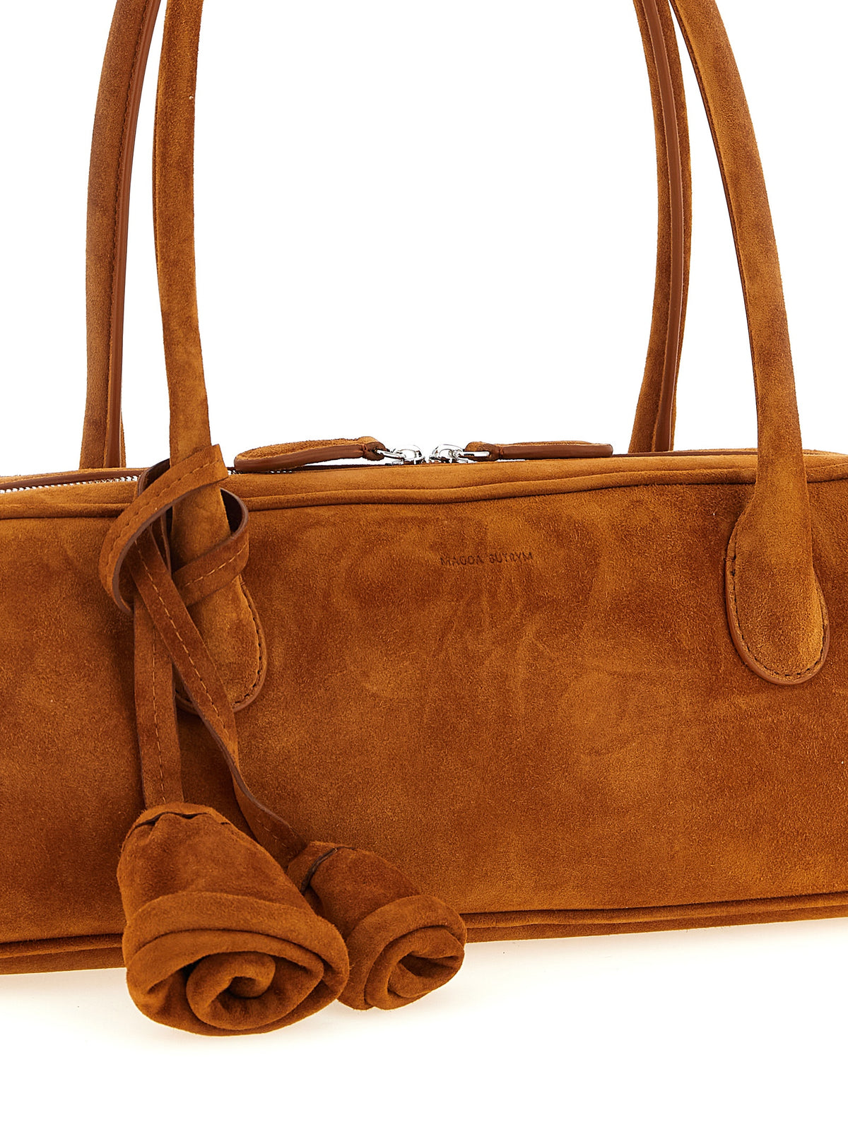 Sac à bandoulière Magda Butrym en cuir de veau marron