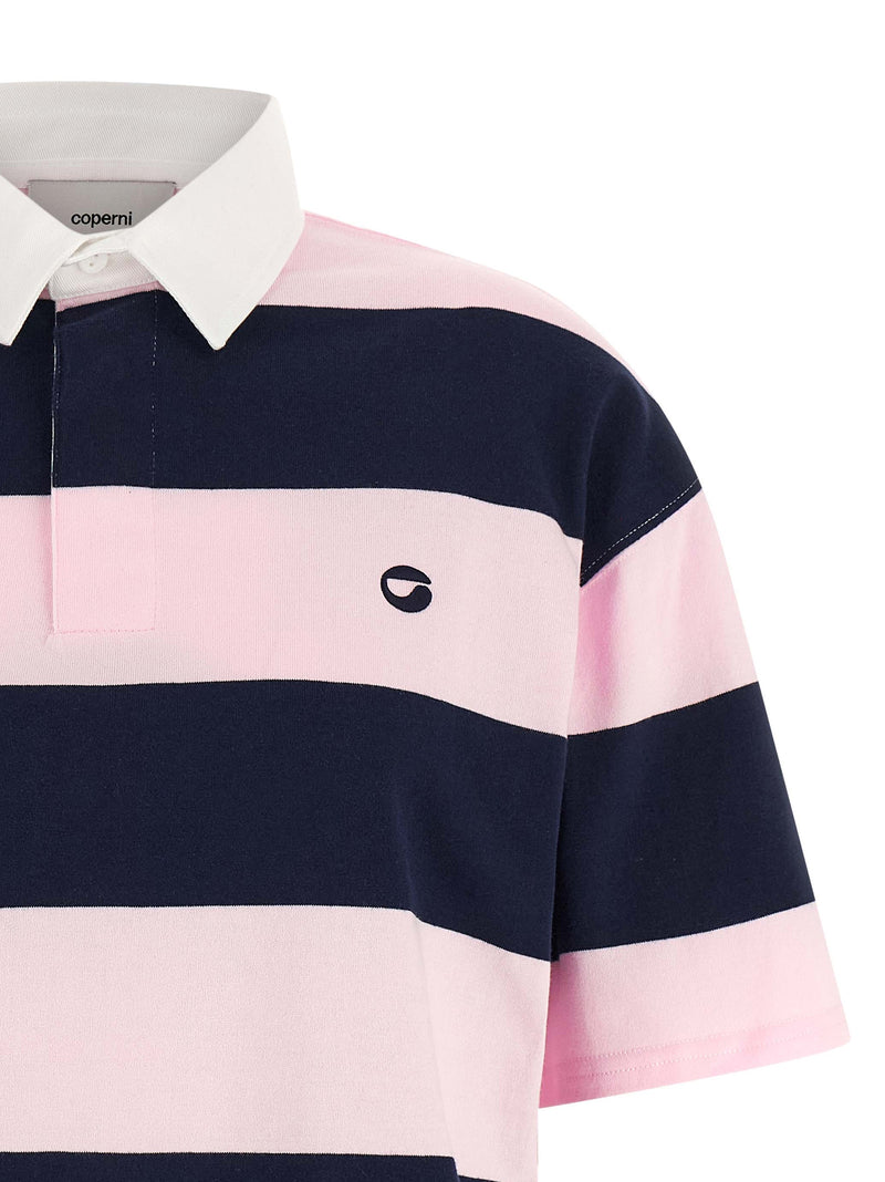 Polo Coperni en coton biologique multicolore