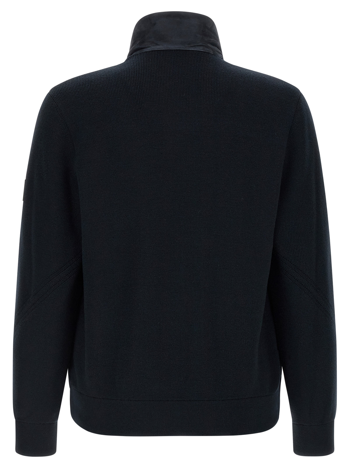 Veste longue Mackage en laine vierge bleue