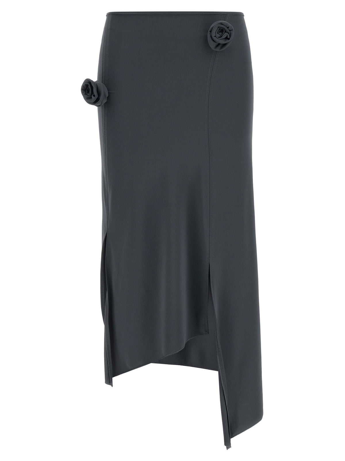 Jupe mi-longue Coperni en polyamide gris