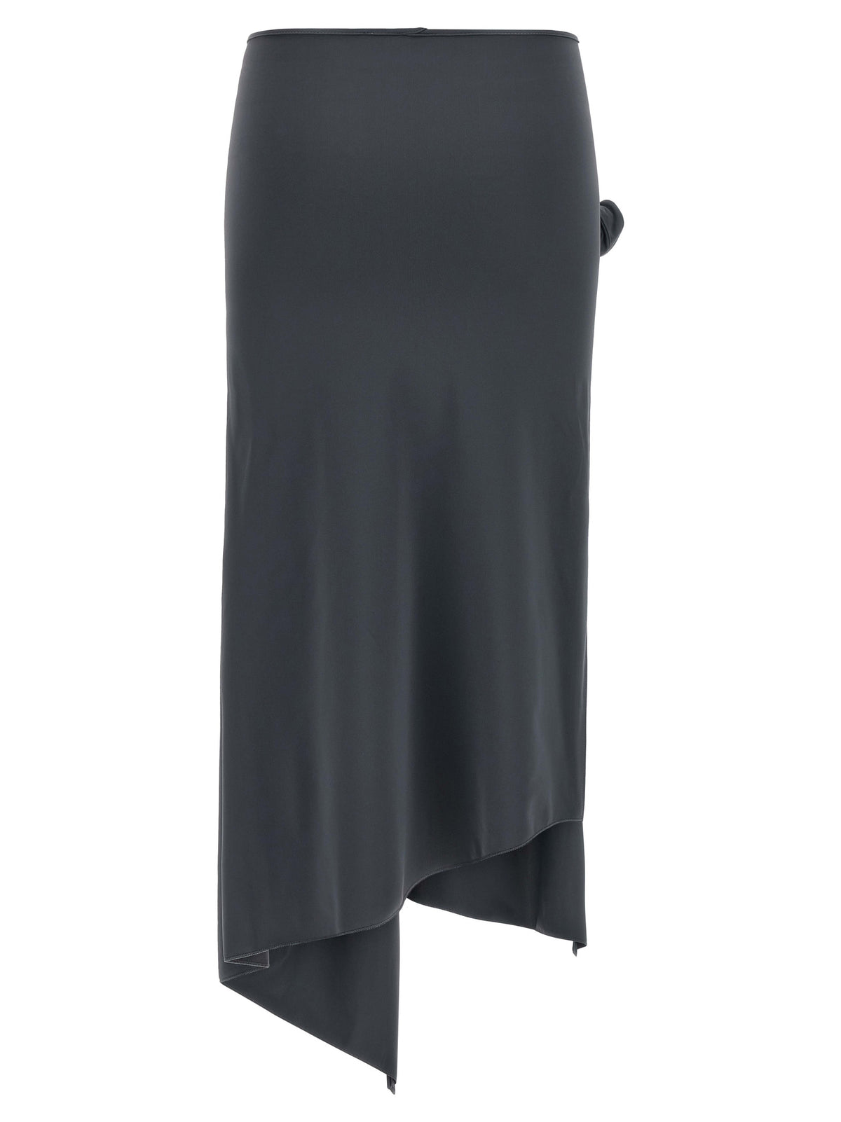 Jupe mi-longue Coperni en polyamide gris