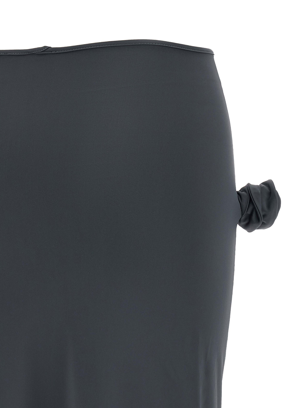 Jupe mi-longue Coperni en polyamide gris