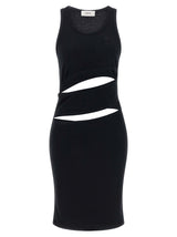 Coperni Black Organic Cotton Short Dress