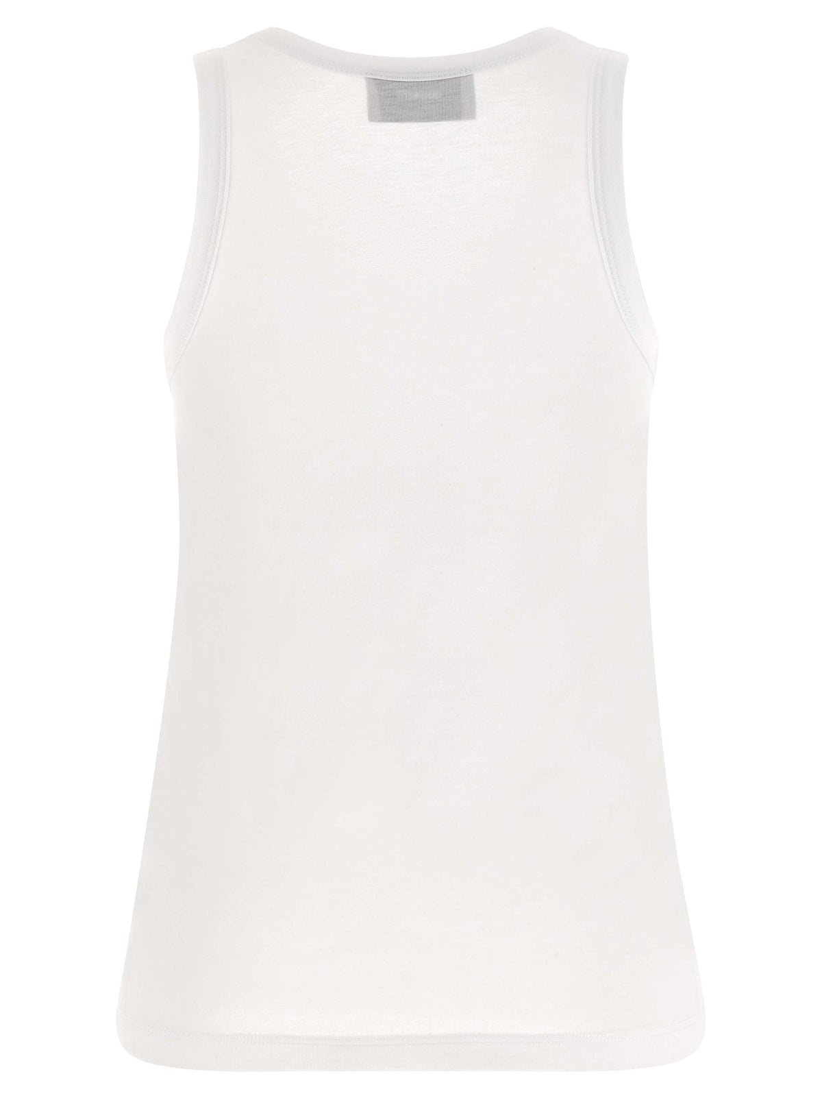 Coperni White Cotton Sleeveless T-Shirt