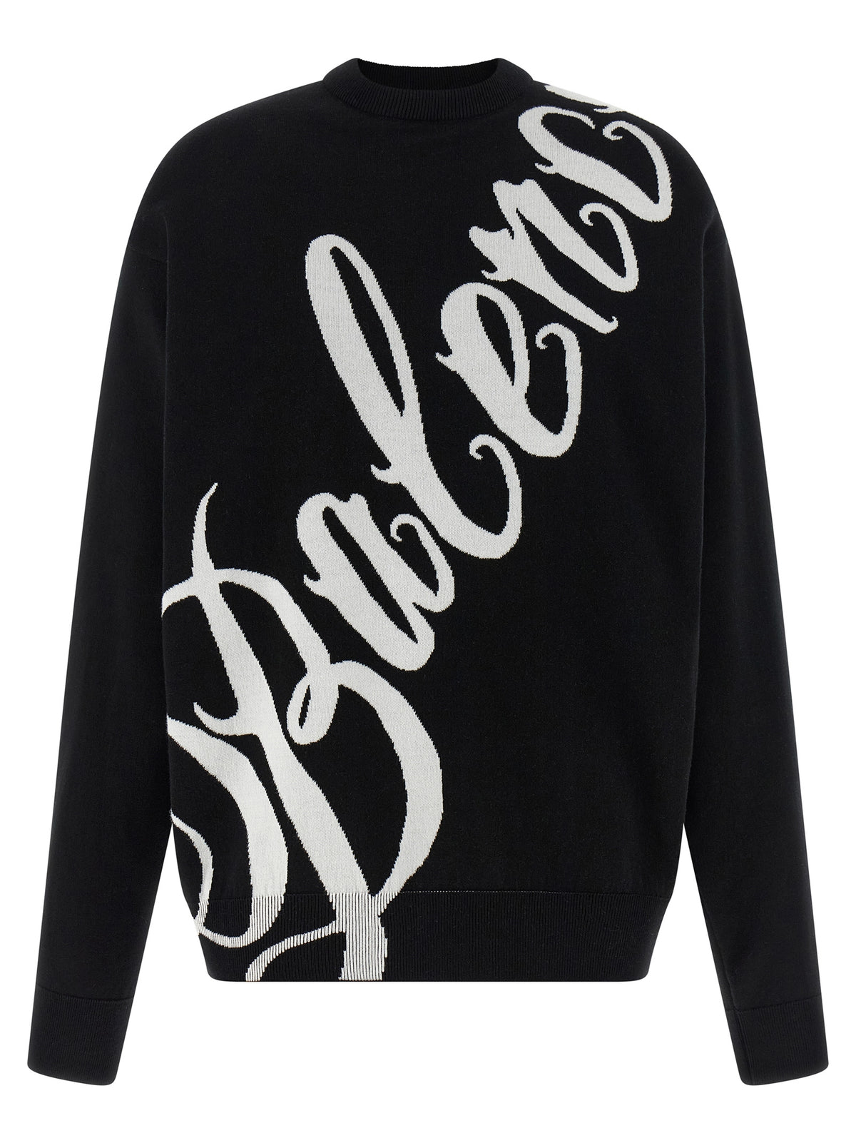 Balenciaga Bicolor Cotton Cardigan - White/Black