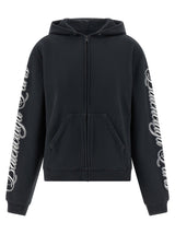 Balenciaga Black Cotton Sweatshirt - Chic Street Style