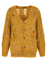 Gilet R13 en cuir d'alpaga bicolore