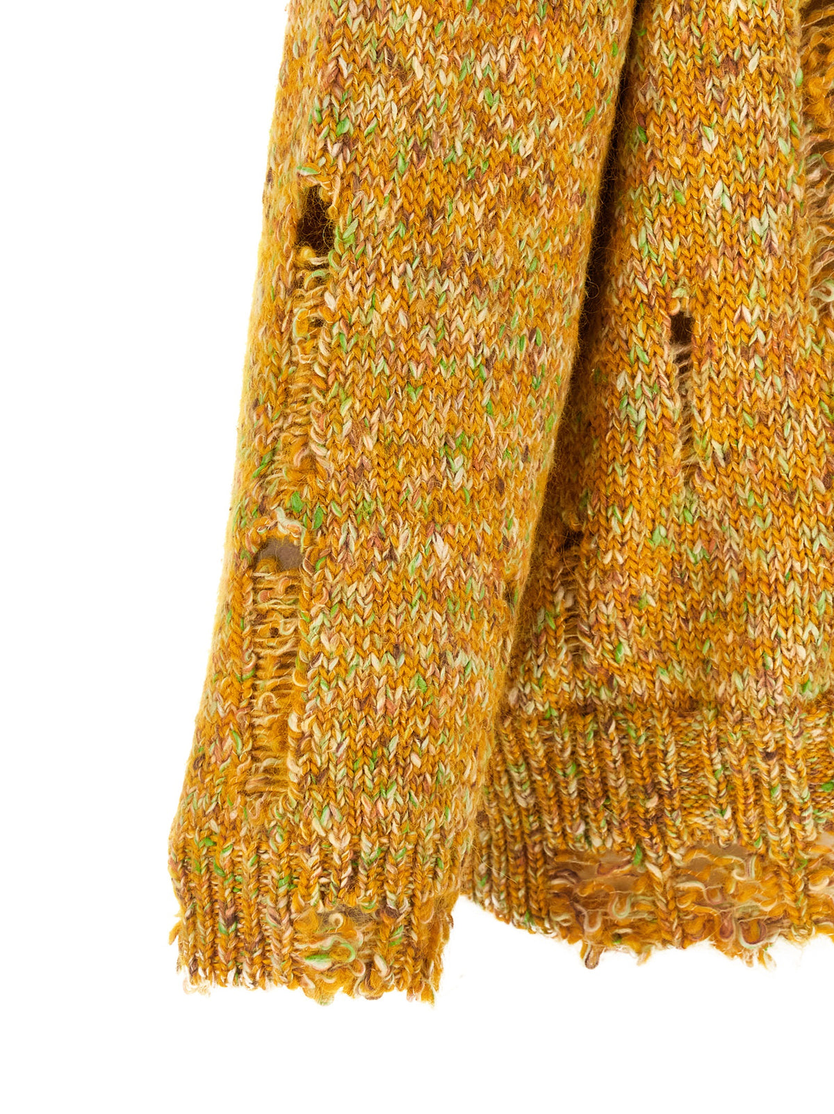 Gilet R13 en cuir d'alpaga bicolore