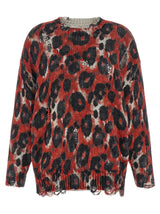 Cardigan R13 en coton multicolore