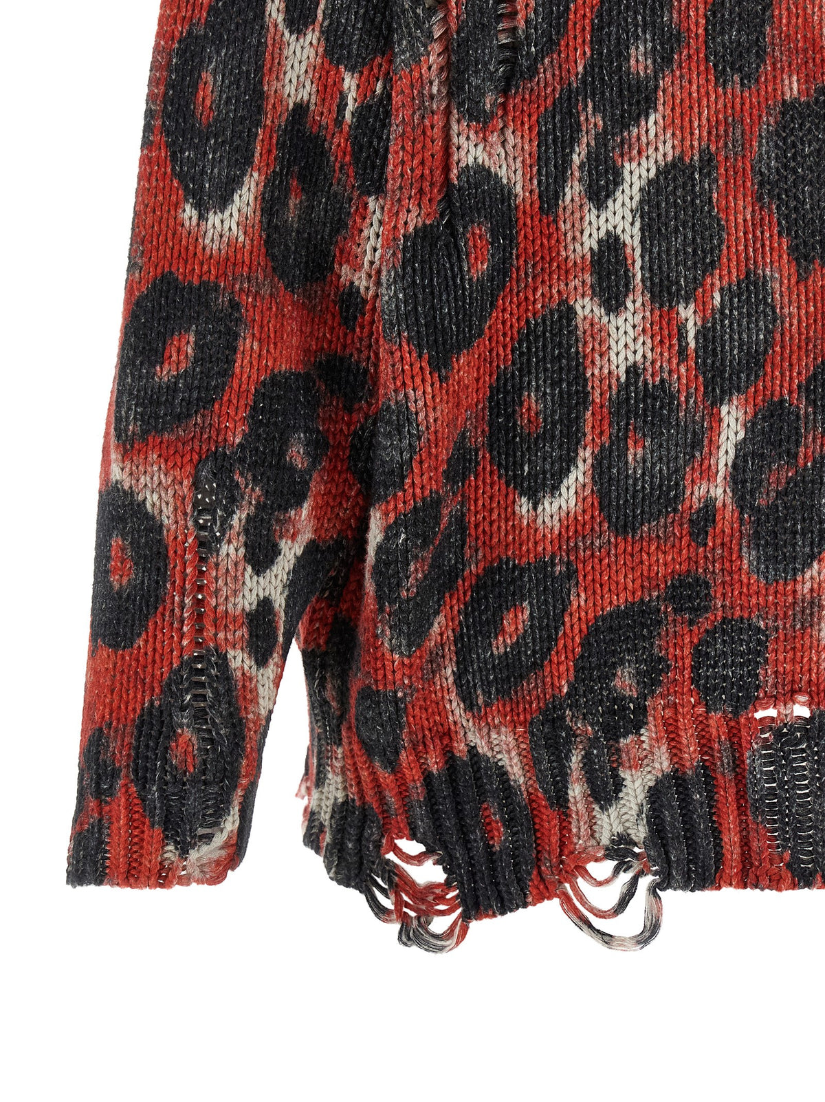 Cardigan R13 en coton multicolore