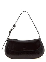 Mulberry Clovelly Purple Calfskin Shoulder Bag