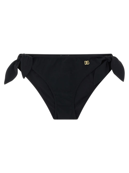 Dolce & Gabbana Black Polyamide Swim Briefs for Women